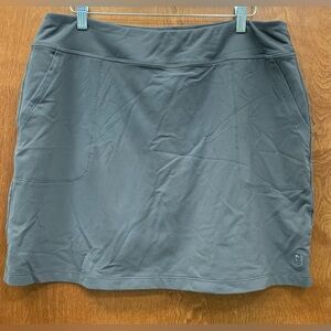 Ladies FJ/ FootJoy gray golf/athletic skort size XL